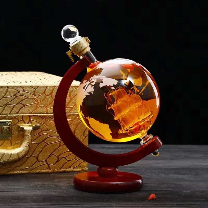 Wine Whiskey Beer - Decantador Global Criativo, Dispensador de Whisky,