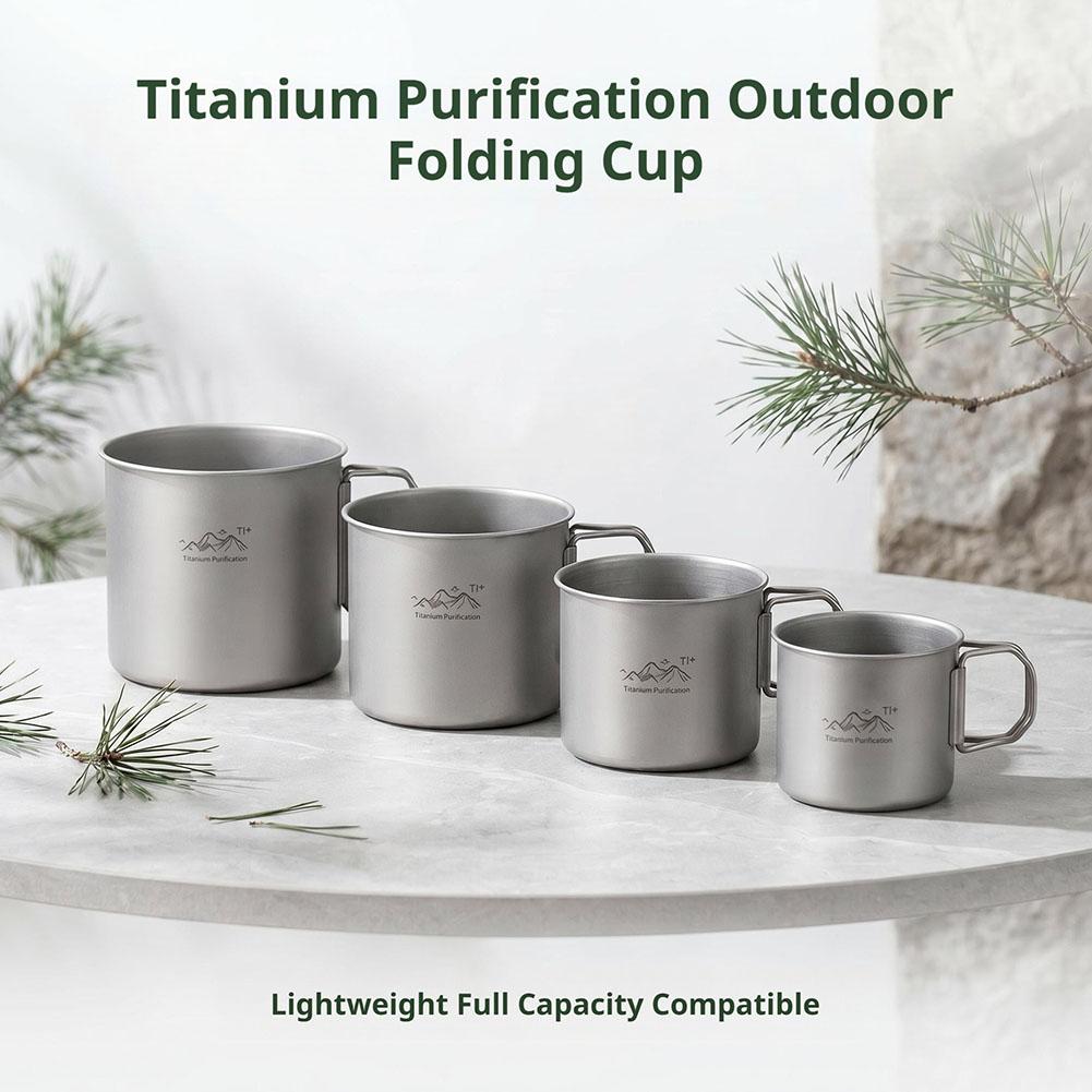 Beer Mug Handled - Copo de Camping em Aço Inoxidável