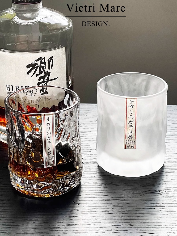 Wine Whiskey Beer - Copo de Vidro Vietnamita Artesanal com