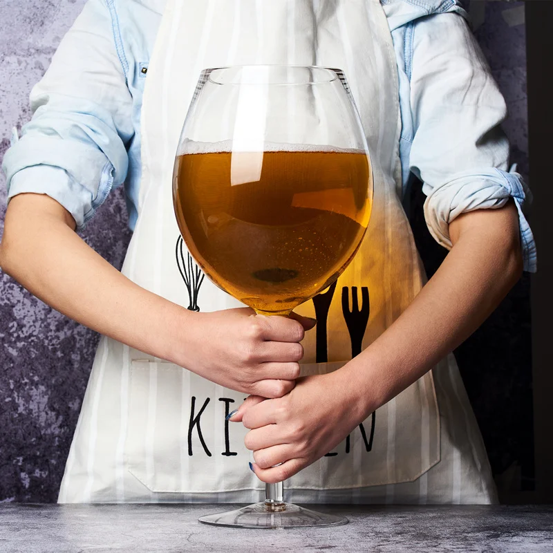 Wine Whiskey Beer - Copo Gigante de Vinho e Caneca