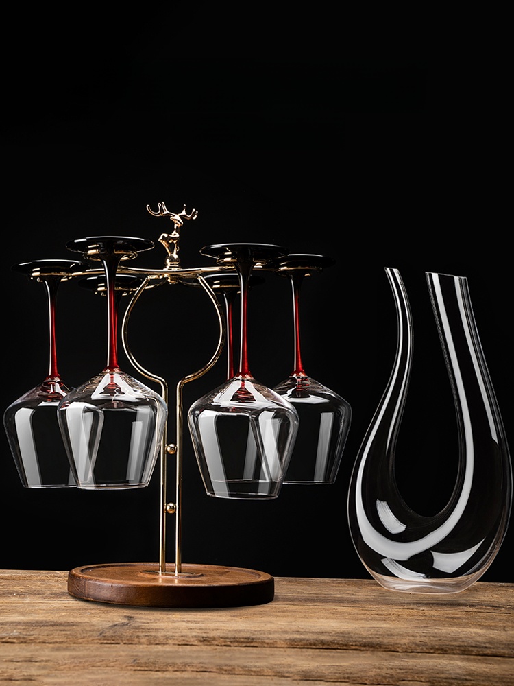 Wine Glass Set Crystal - Conjunto Luxuoso de Taças de Vinho
