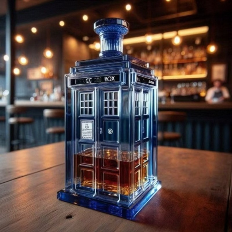 Wine Whiskey Beer - Decantador Criativo em Formato de Cabine