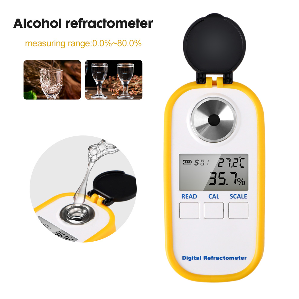Refratômetro digital de álcool - Wine Beer And Spirit avaliação e preço