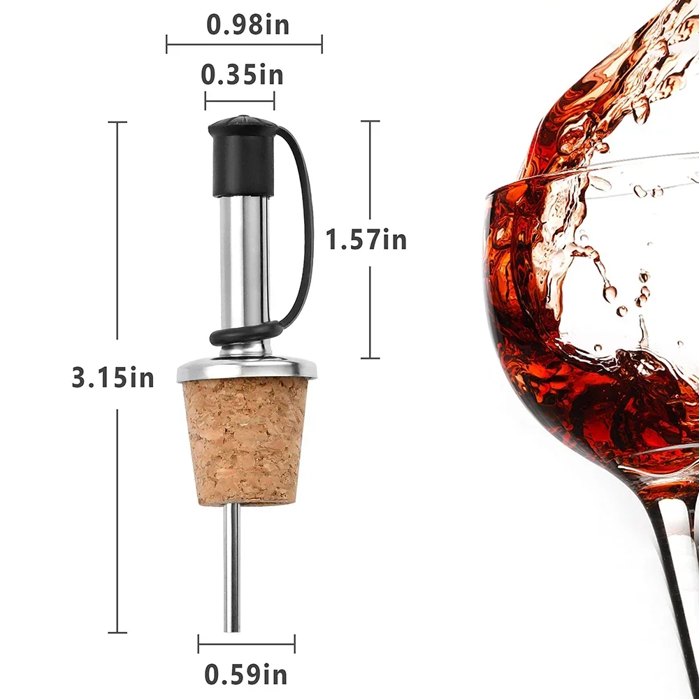 1pc vinho tinto cortiça pourer - Wine Beer And Spirit avaliação e preço