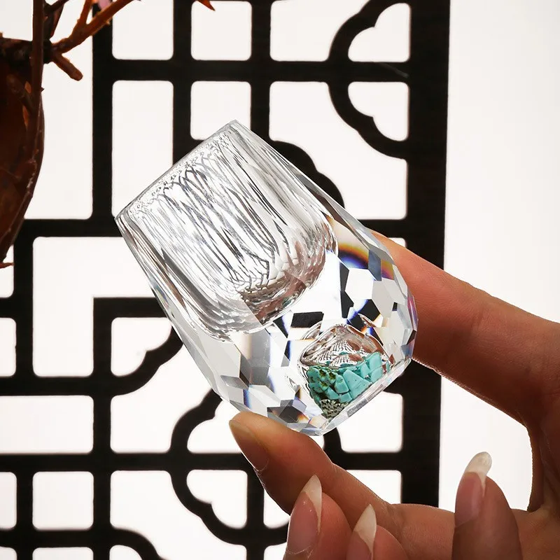 Vidro de vinho pequeno da folh - Wine Glass Set Crystal avaliação e preço
